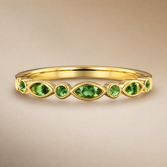 Evergreen Marquise Band