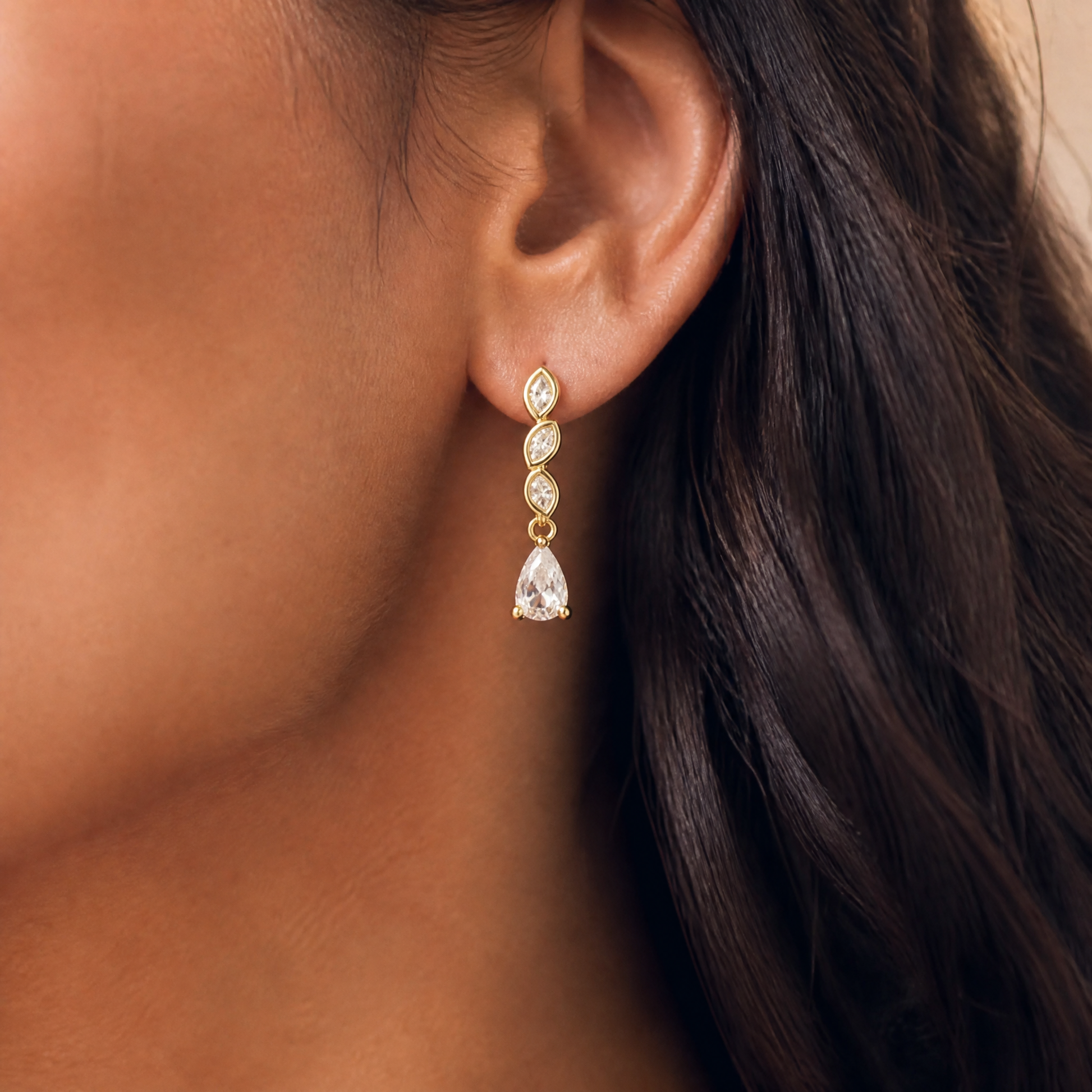 Marquise Drop Earrings