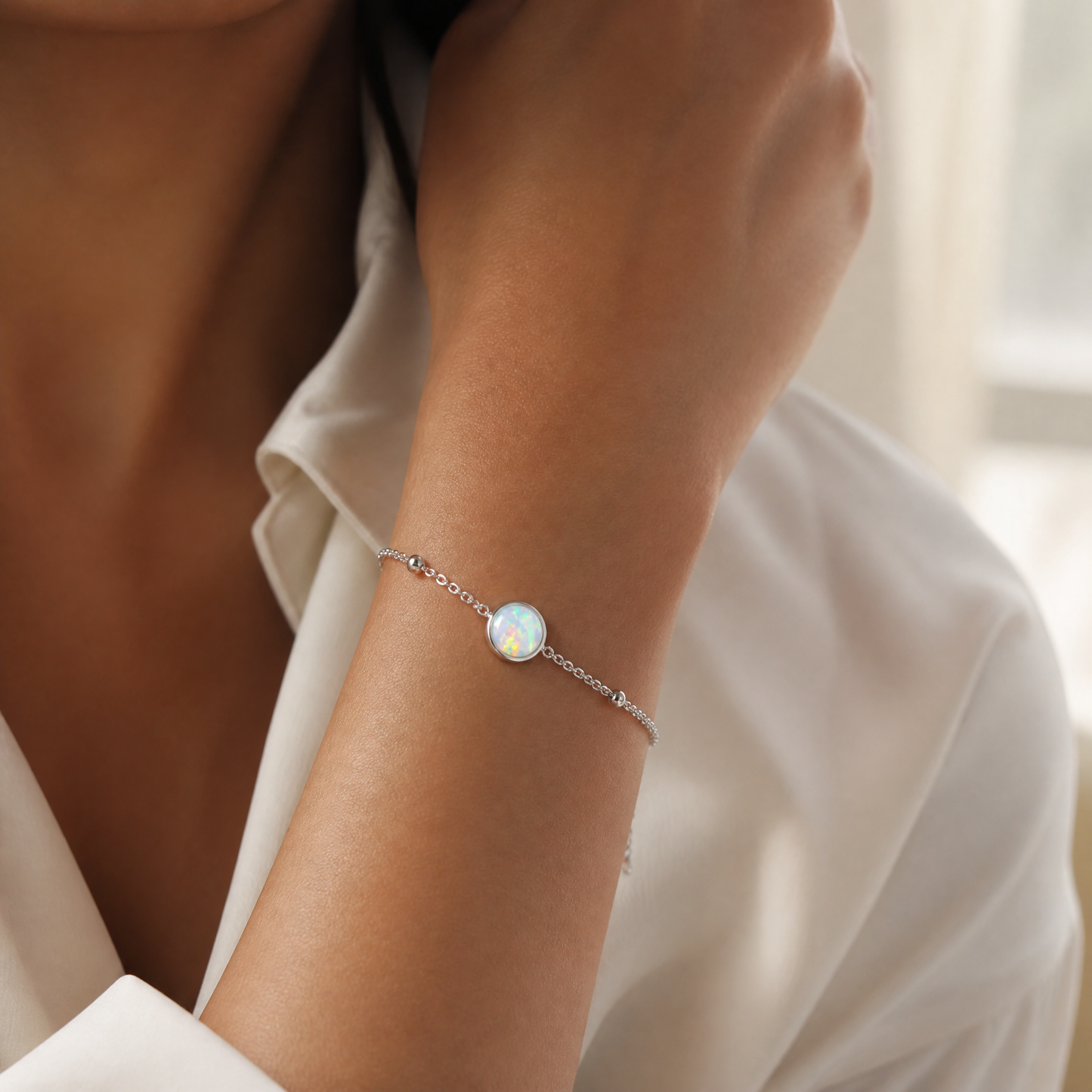 Opal Station Bracelet