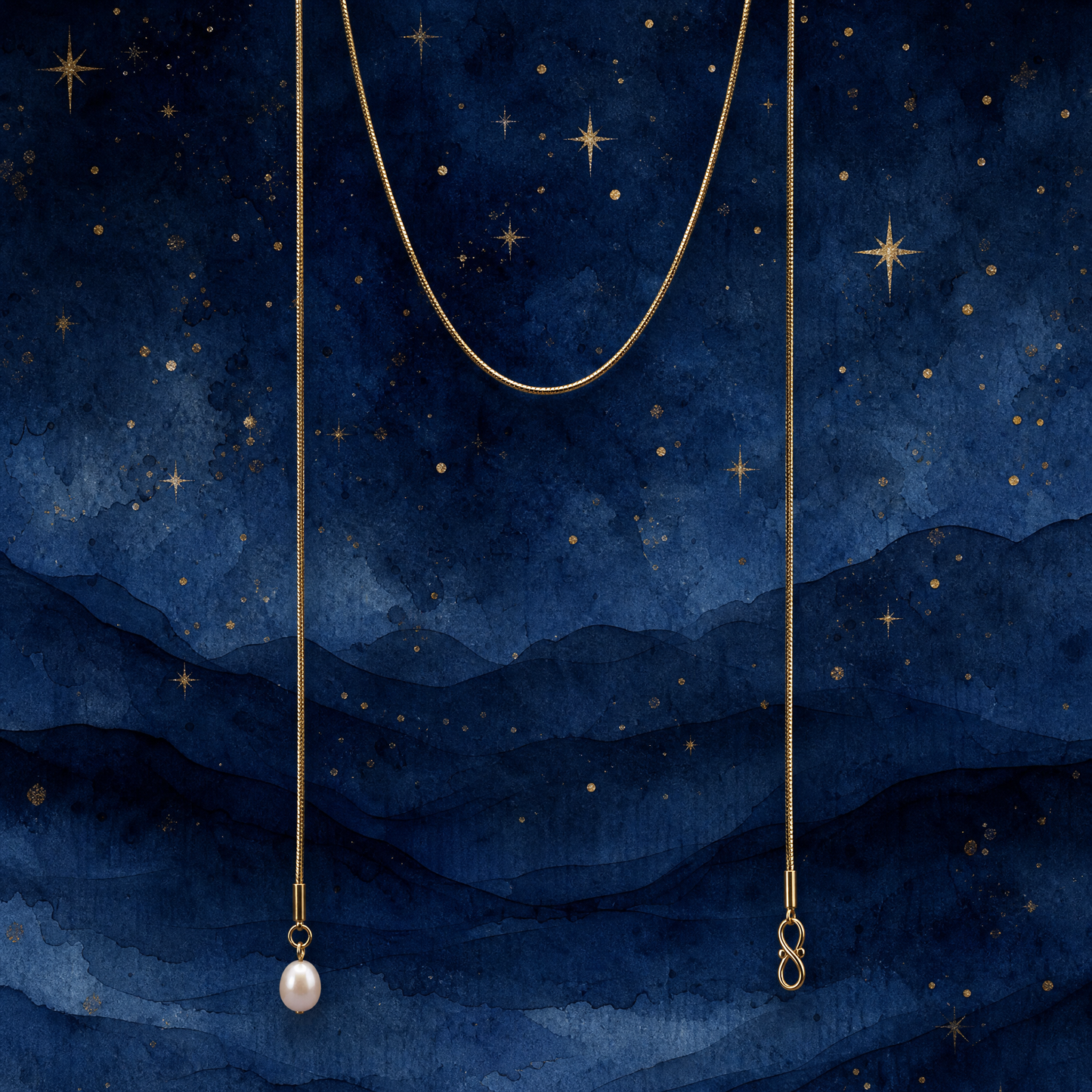Pearl Drop Lariat