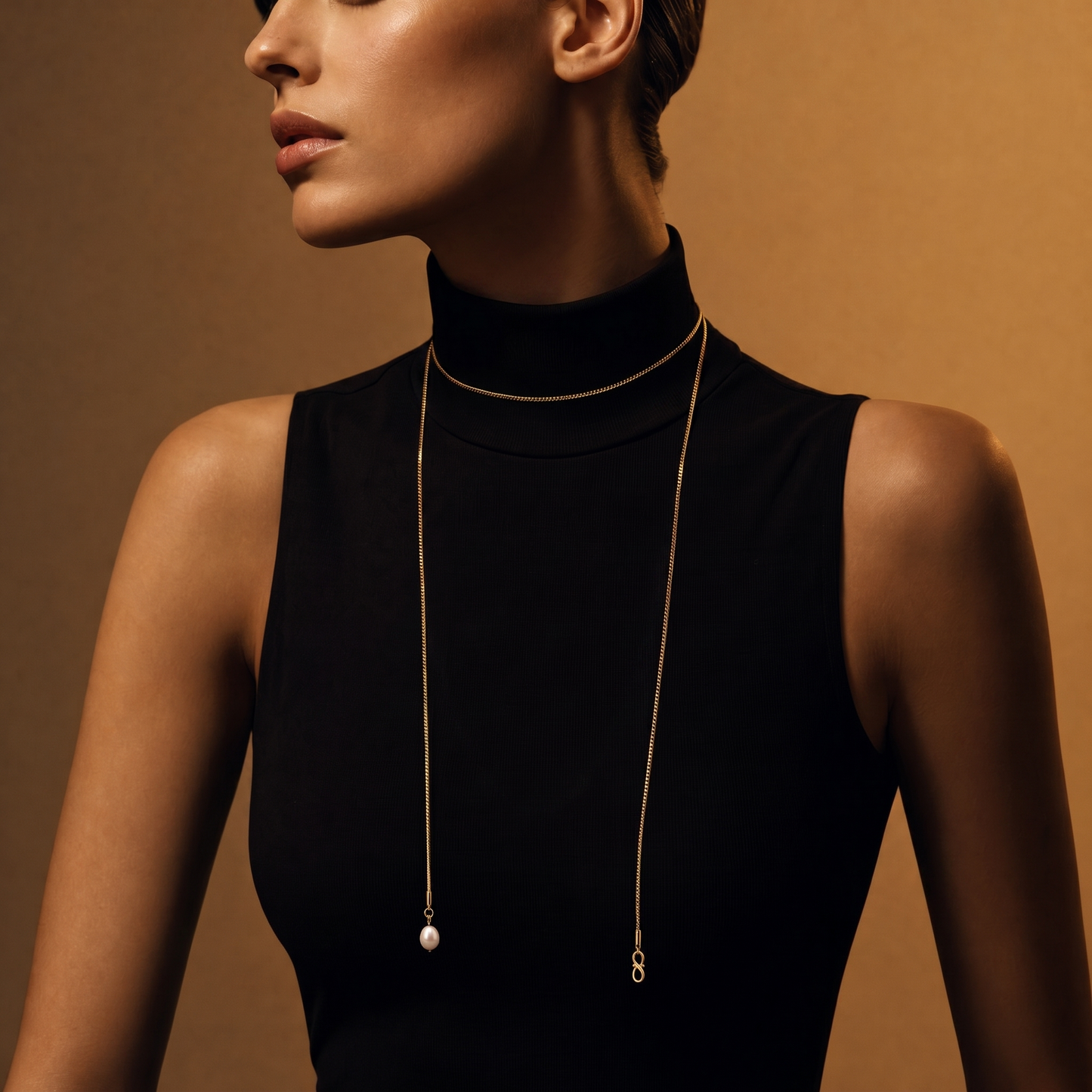 Pearl Drop Lariat editorial