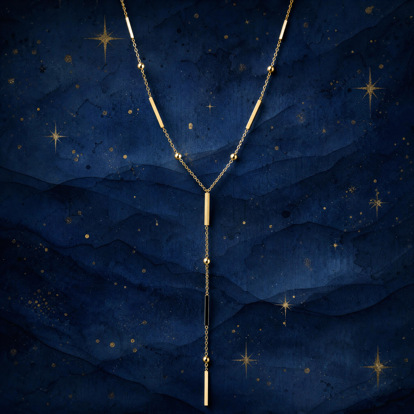 Bar & Bead Lariat