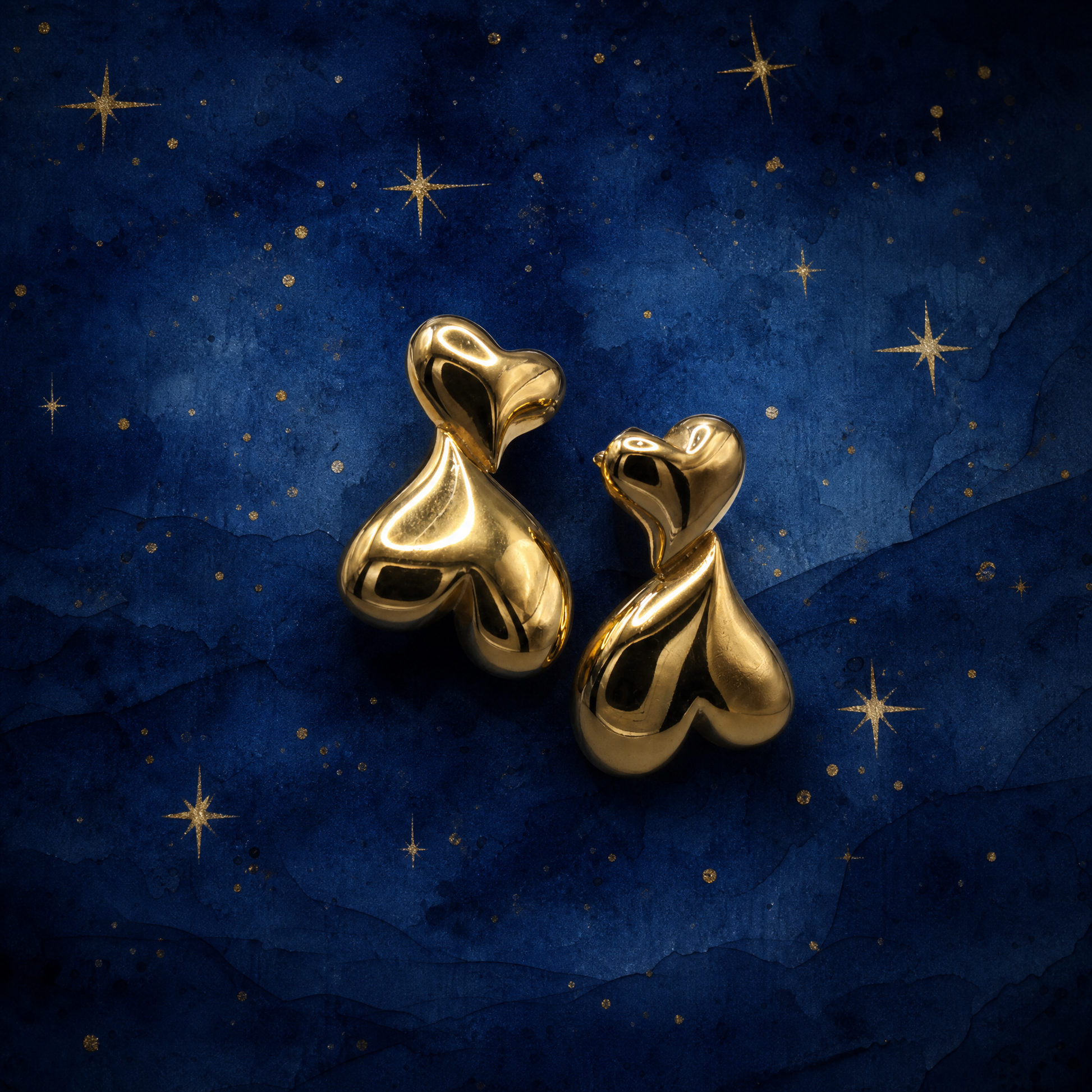 Puffy Heart Earrings