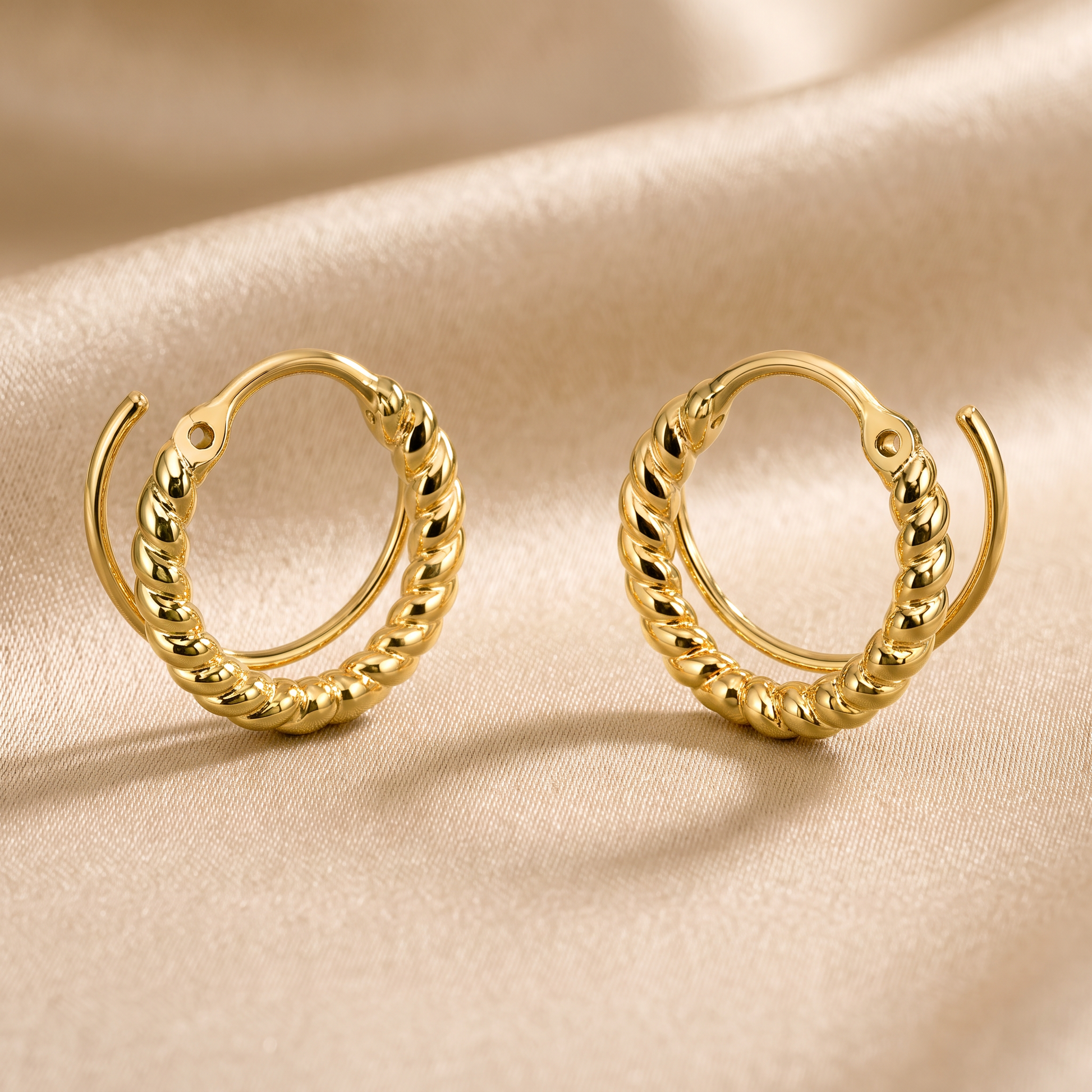 Twist Duo Hoops