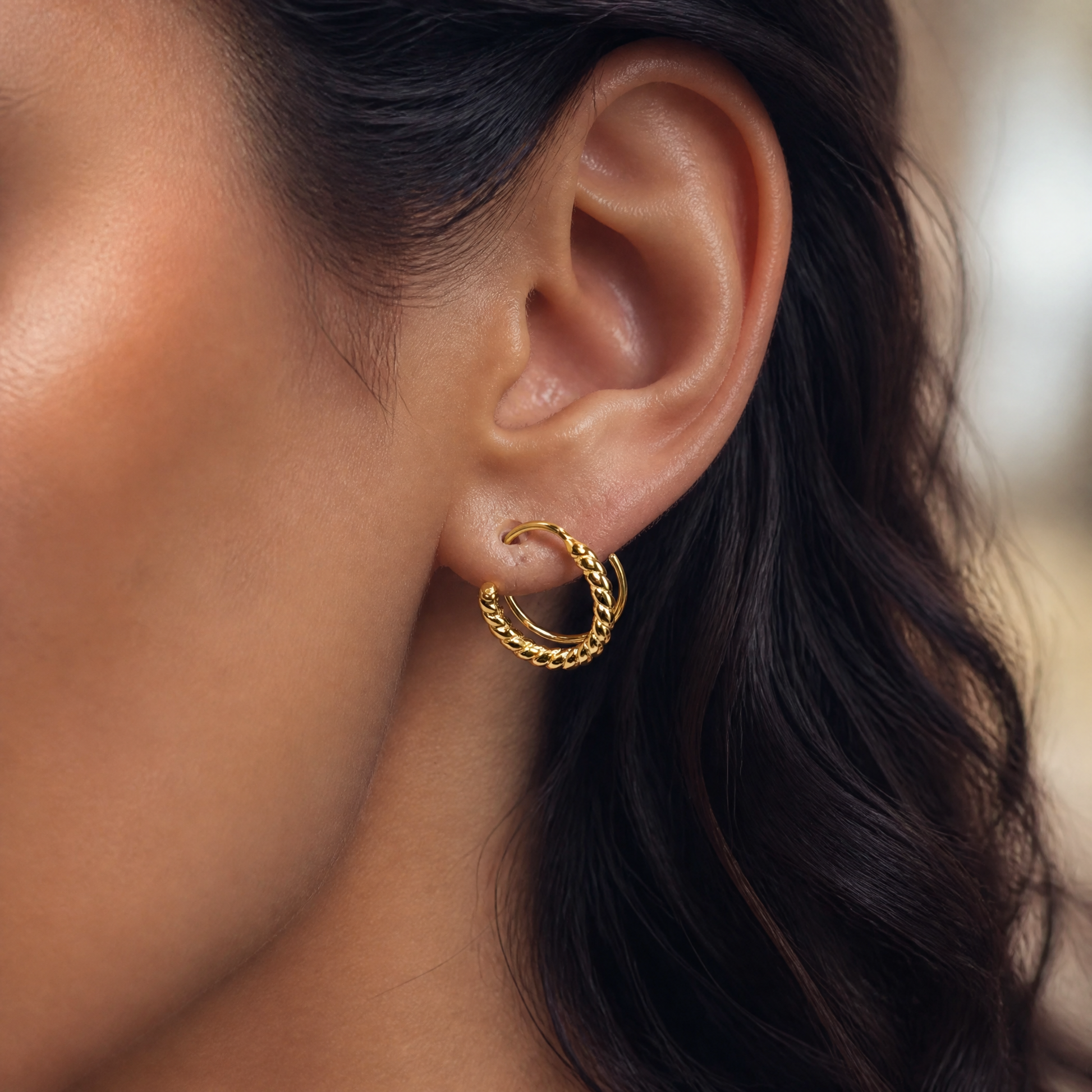 Twist Duo Hoops